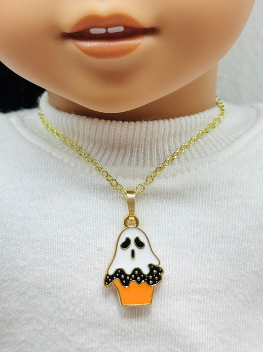 🧁 Ghostly Goodies Halloween Necklace for Dolls