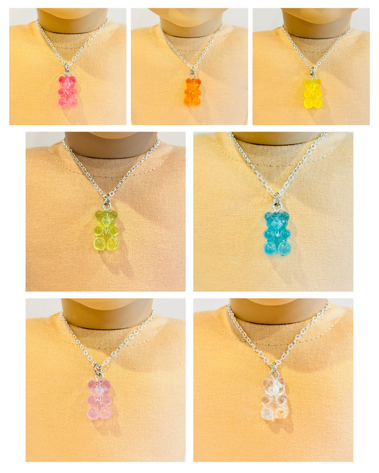 Doll Charm Necklace - Gummy Bear