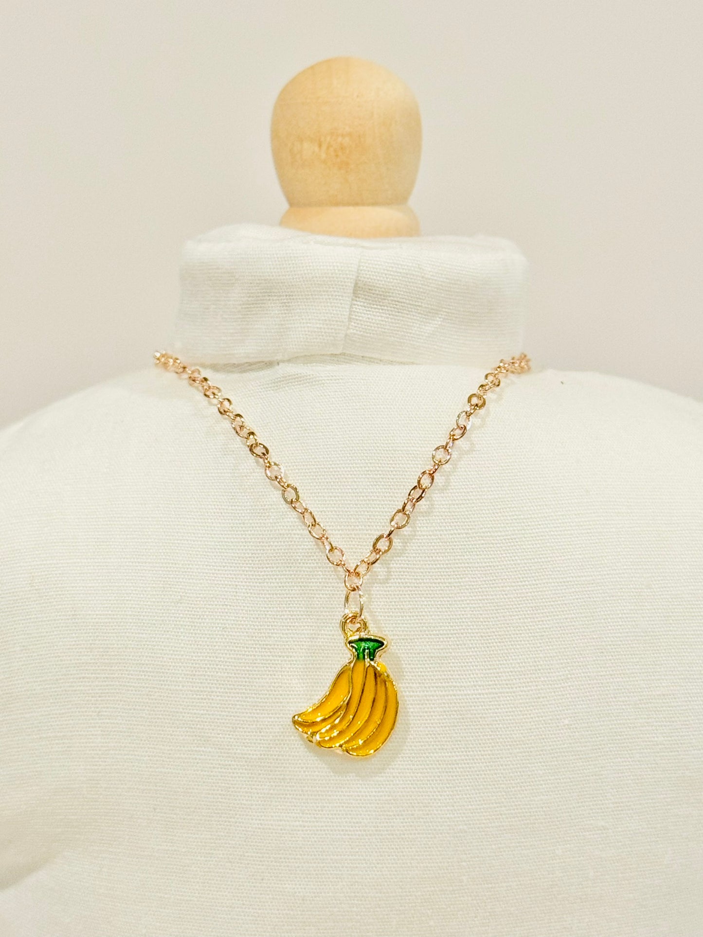 Doll Charm Necklace - Rose Gold Harvest Series