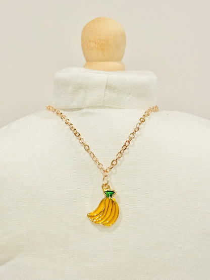 Doll Charm Necklace - Rose Gold Harvest Series