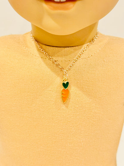 Doll Charm Necklace - Rose Gold Harvest Series