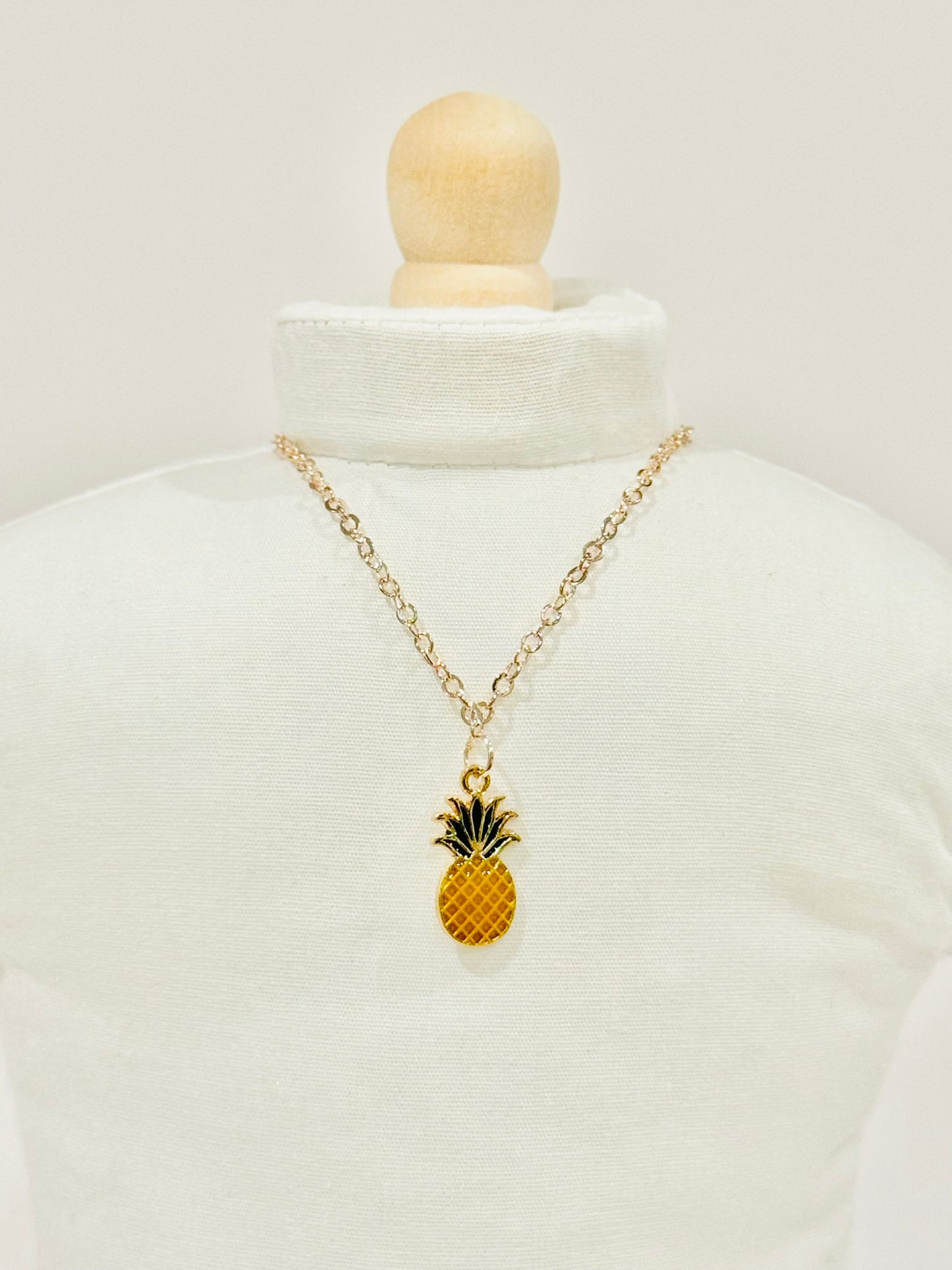 Doll Charm Necklace - Rose Gold Harvest Series