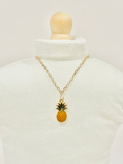 Doll Charm Necklace - Rose Gold Harvest Series