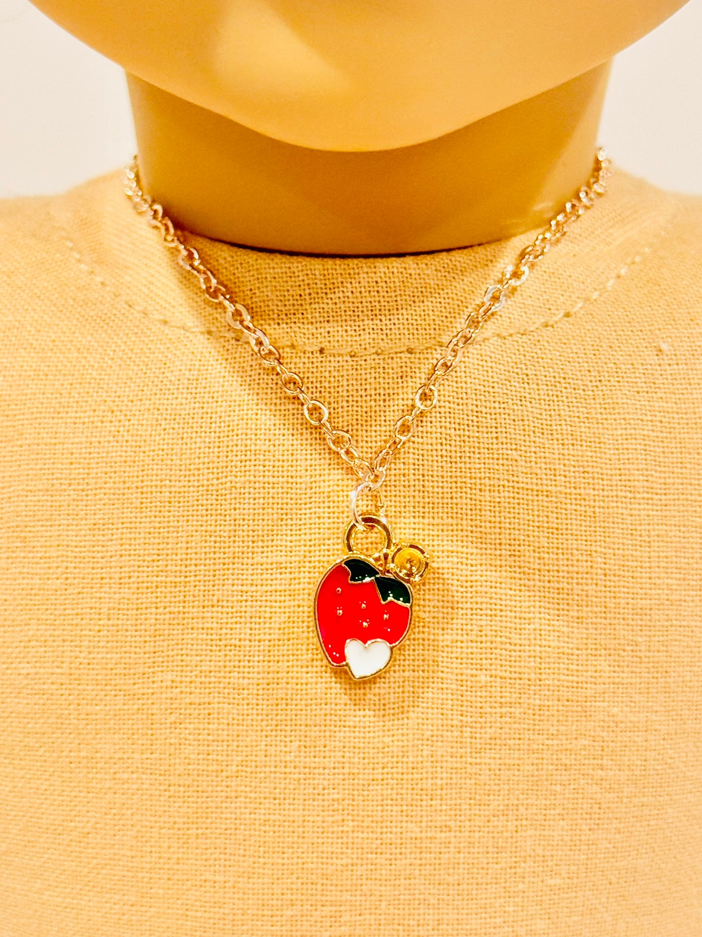 Doll Charm Necklace - Rose Gold Harvest Series