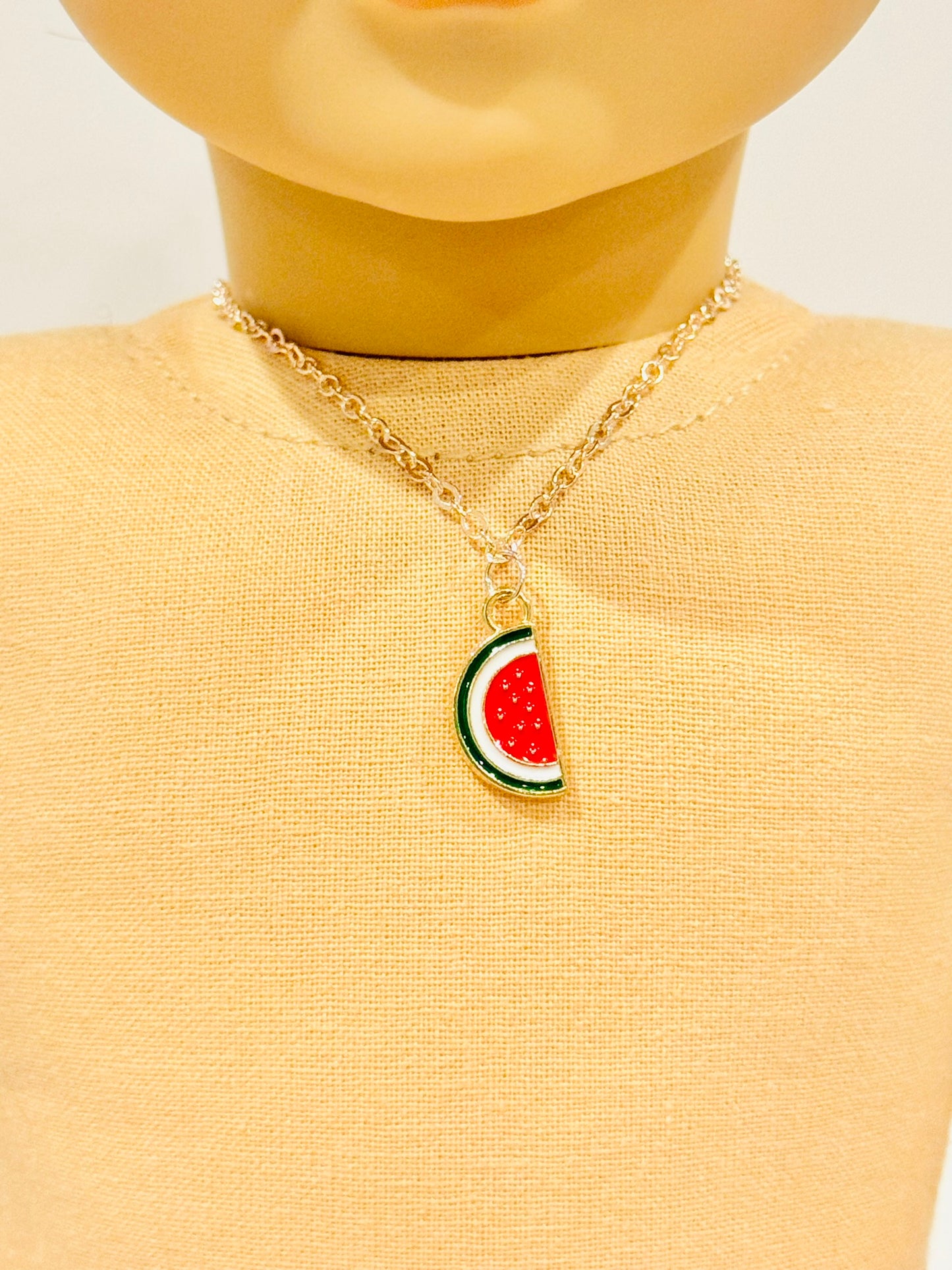 Doll Charm Necklace - Rose Gold Harvest Series