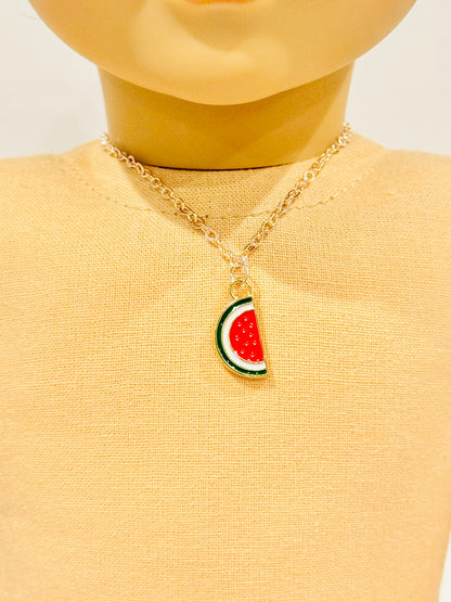 Doll Charm Necklace - Rose Gold Harvest Series