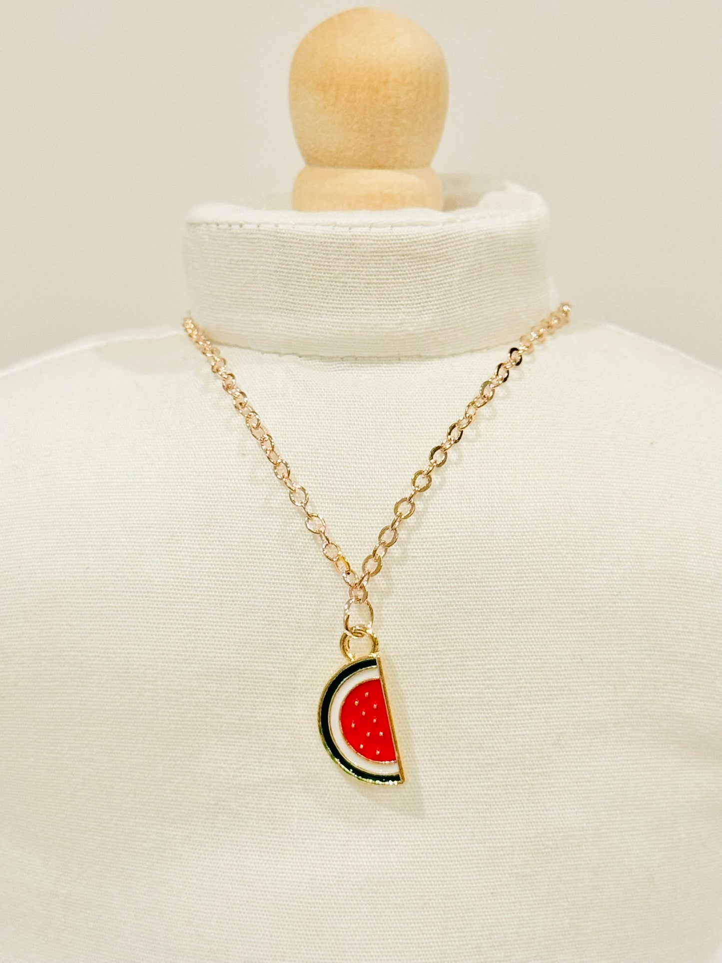 Doll Charm Necklace - Rose Gold Harvest Series
