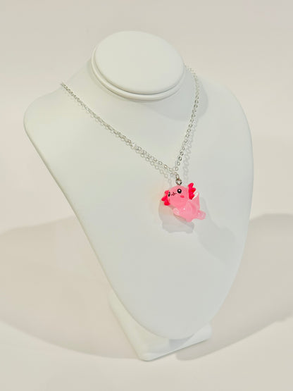 Axolotl Youth Charm Necklace