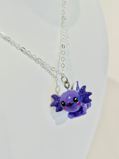 Axolotl Youth Charm Necklace