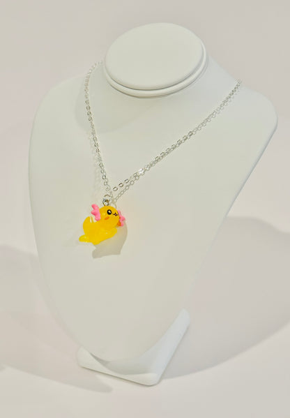 Axolotl Youth Charm Necklace