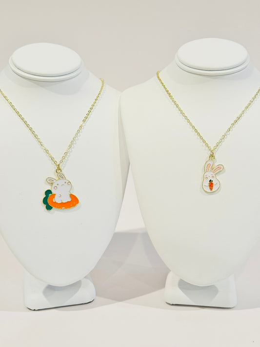 LIMITED EDITION Youth Charm Necklaces - Easter Bunny
