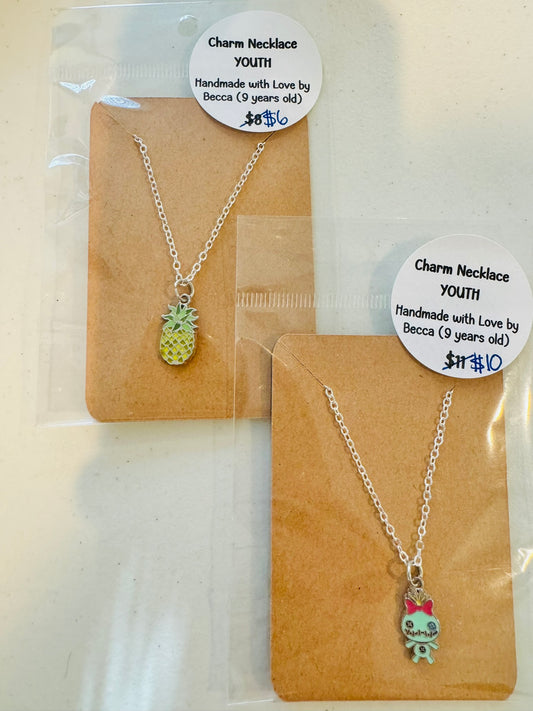 LIMITED EDITION Youth Charm Necklaces - Made by Becca Stitch Series | CLEARANCE