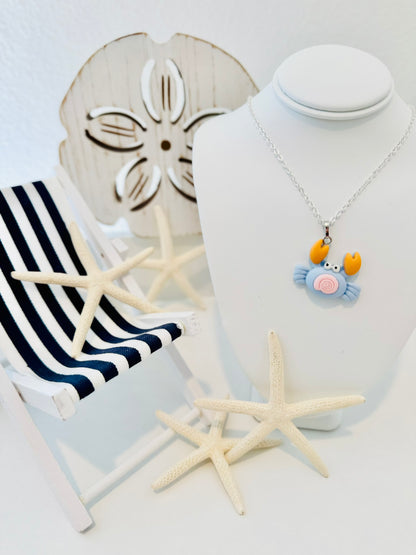 Crabby But Cute Necklace | Splash & Sparkle: Summer '25 Youth Accessories Collection