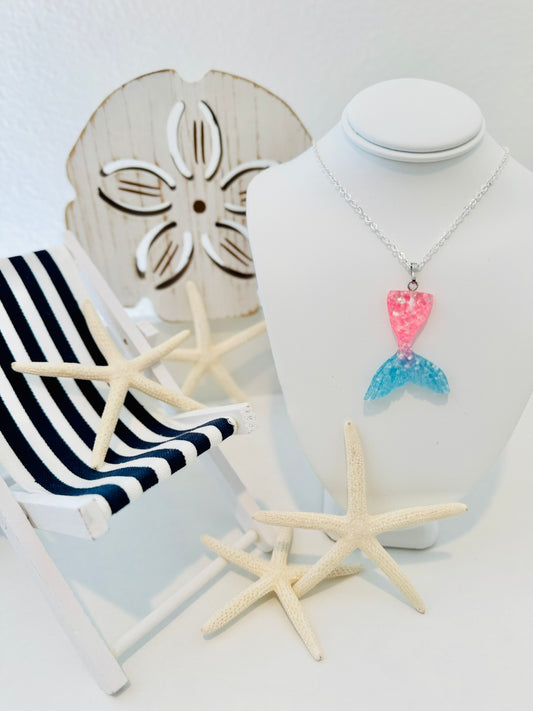 Glittery Mermaid Tail Necklace | Splash & Sparkle: Summer '25 Youth Accessories Collection