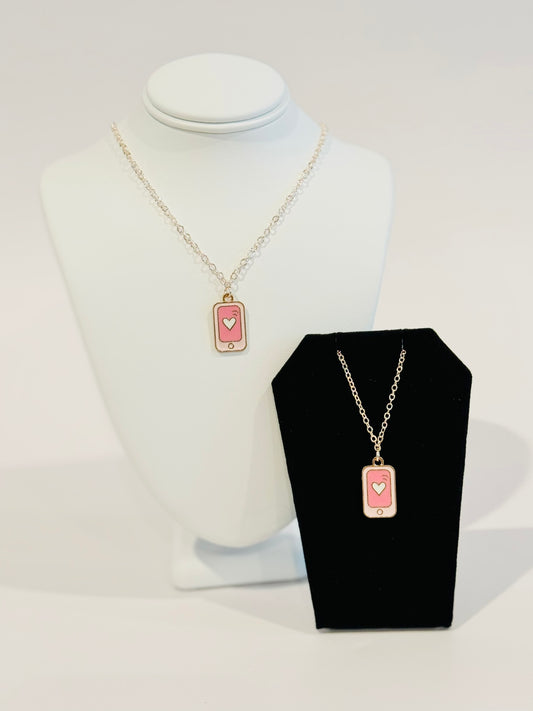 LIMITED EDITION Charm Necklace Set - Valentines Series 1: TeXt-O-X-O