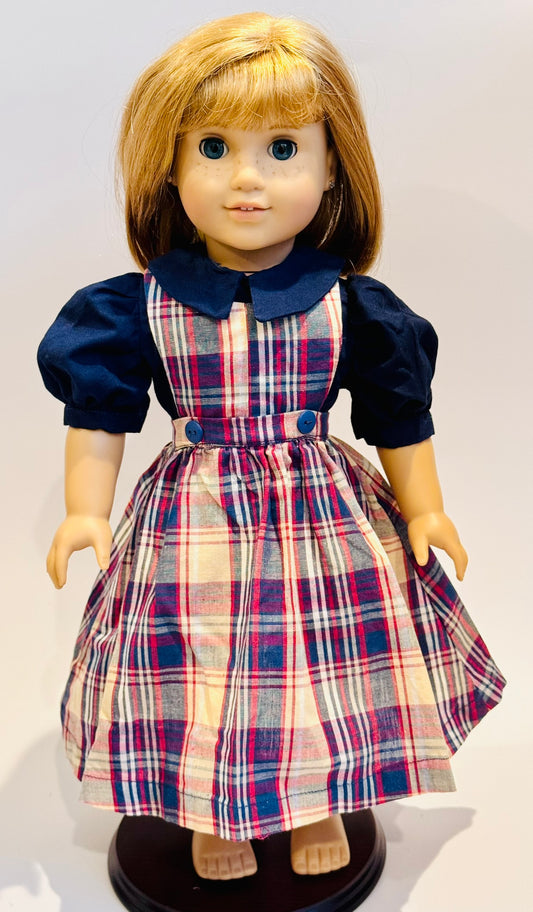 2-piece outfit made by Kathleen Saviak: "schoolgirl" dress and undershirt