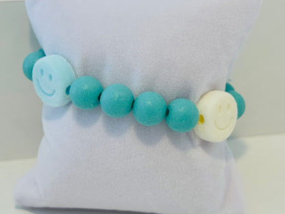 Youth Beaded Bracelets Made by Becca - Pastel Preppy Positivity