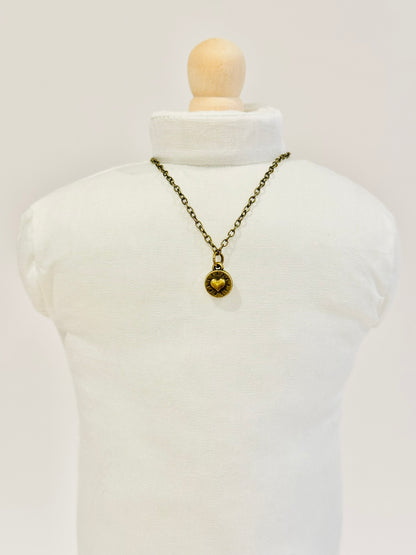 Doll Charm Necklace - Bronze Radiant Love