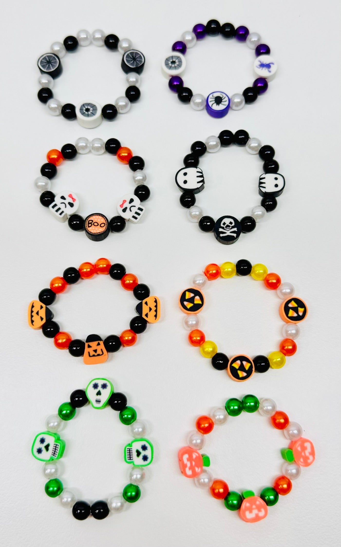 💚 GHOULISH GLOW Boo Crew Bracelet 🖤🧡 Halloween '25 Bracelet Series for Dolls