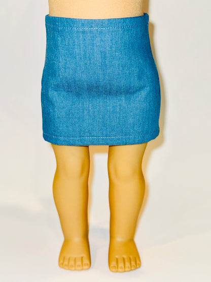 The "Milky Mini" Skirt - Denim Tones (Made to Order)