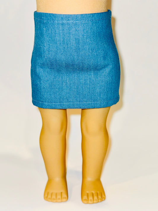 The "Milky Mini" Skirt - Denim Tones (Made to Order)