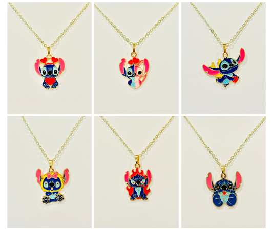 LIMITED EDITION Stitch Youth Charm Necklaces - Series 1: "Also Cute & Fluffy"