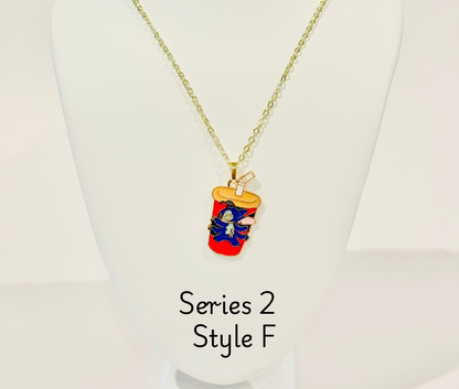 LIMITED EDITION Stitch Youth Charm Necklaces - Series 2: "And, look, I even caught you a little snack."
