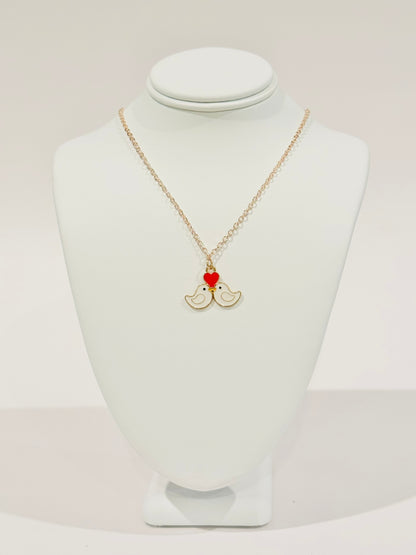 LIMITED EDITION Youth Charm Necklace - Valentines Series 2: Love Birds