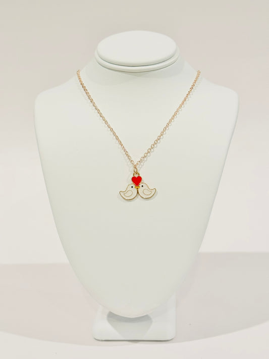 LIMITED EDITION Youth Charm Necklace - Valentines Series 2: Love Birds