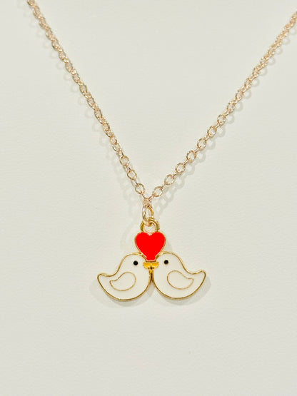 LIMITED EDITION Youth Charm Necklace - Valentines Series 2: Love Birds