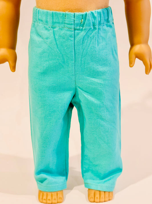 Pants made by Kathleen Saviak: Teal Leggings