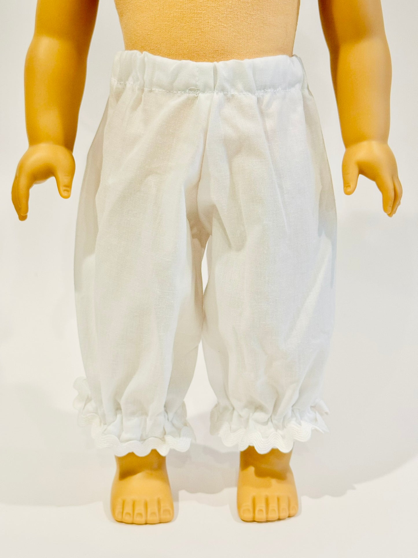 Pants made by Kathleen Saviak: White Underpinnings