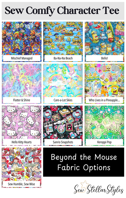 Sew Comfy Character Tee - Beyond the Mouse (Made to Order)