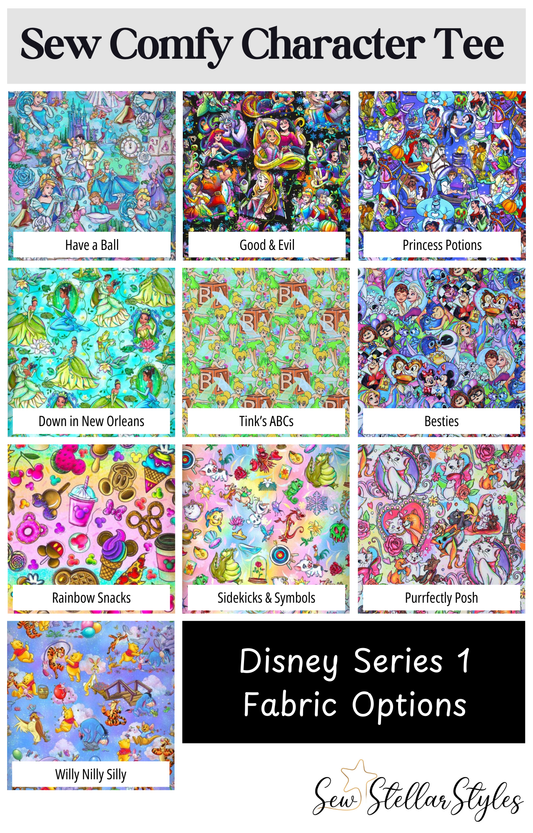 Sew Comfy Character Tee - Disney Series 1 (Made to Order)