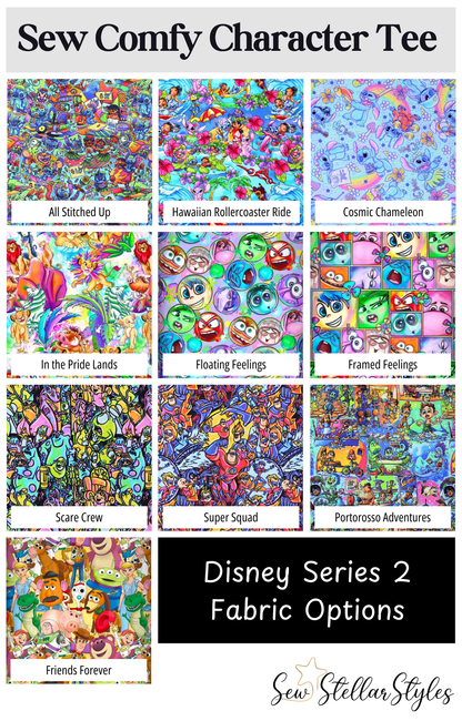 Sew Comfy Character Tee - Disney Series 2 (Made to Order)