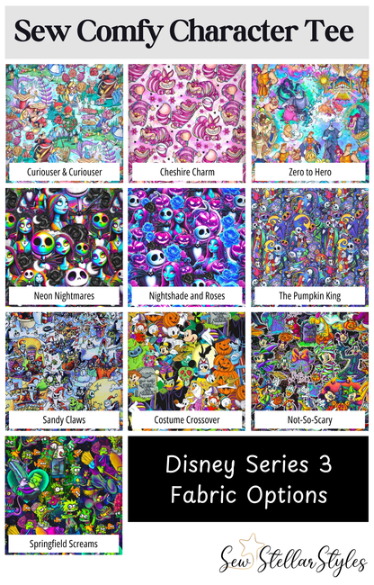 Sew Comfy Character Tee - Disney Series 3 (Made to Order)