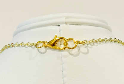 Enamel Sunflower Youth Charm Necklace